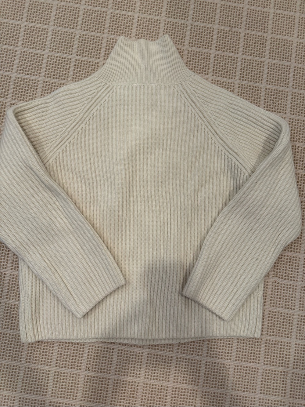 COS Cream Ribbed Sweater - Picture 2 of 5